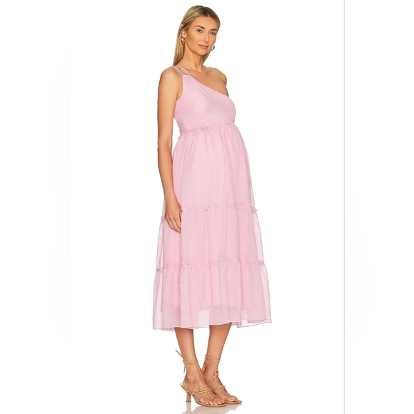 HATCH The Joy Midi Sleeveless Maternity Dress In Lilac Size 2 Women's - Picture 2 of 14